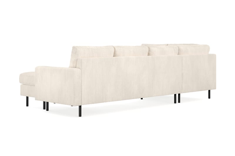 Peppe Soffa m. Divan och Schäslong 5-sits Vänster - Beige - U-soffa