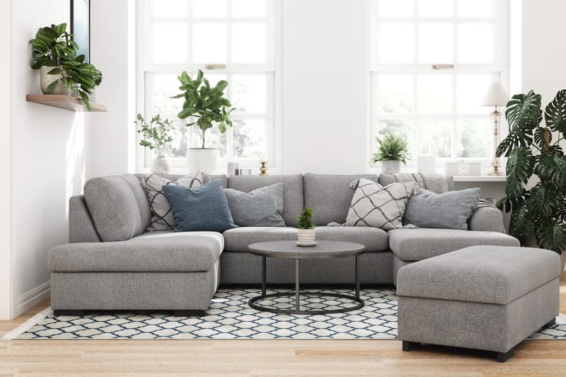 Porto U-soffa med Divan Höger - Pall - Möbler - Soffa - U-soffa