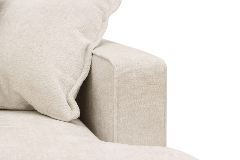 Rossita Lyx 6-sits Vänstervänd U-formad Extra djup Soffa med Divan och Schäslong i Chenille - Beige - Möbler - Soffa - U-soffa