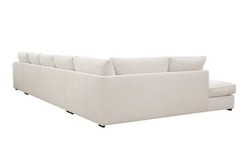 Rossita Lyx 6-sits Vänstervänd U-formad Extra djup Soffa med Divan och Schäslong i Manchester - Offwhite - Möbler - Soffa - U-soffa