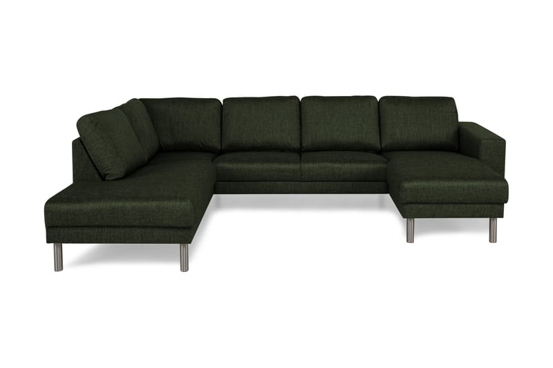 Runsala U-soffa med Divan Höger - Grön - U-soffa