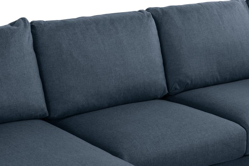 Trend 4-sits Högervänd U-formad Soffa med Divan och Schäslong i Tyg - Blå - Möbler - Soffa - U-soffa