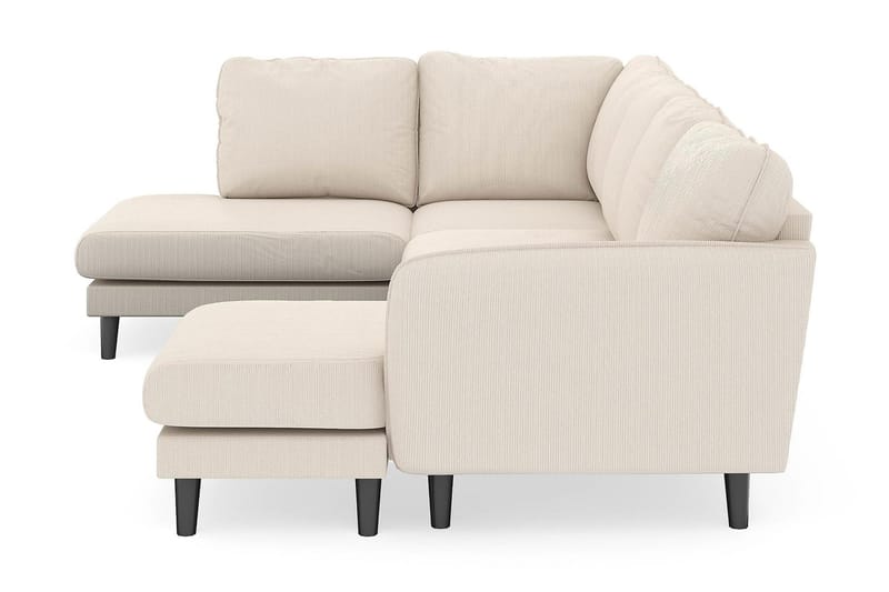 Trend Lyx 4-sits Högervänd U-formad Soffa med Divan och Schäslong i Manchester - Beige - Möbler - Soffa - U-soffa