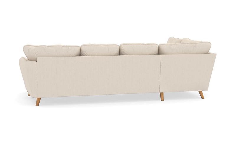 Trend Lyx 4-sits Högervänd U-formad Soffa med Divan och Schäslong i Manchester - Beige - Möbler - Soffa - U-soffa