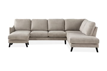 Trend Lyx 4-sits Högervänd U-formad Soffa med Divan och Schäslong i Tyg