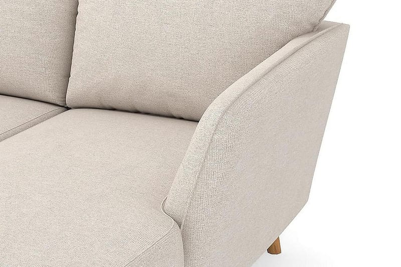 Trend Lyx 4-sits Högervänd U-formad Soffa med Divan och Schäslong i Tyg - Beige - Möbler - Soffa - U-soffa