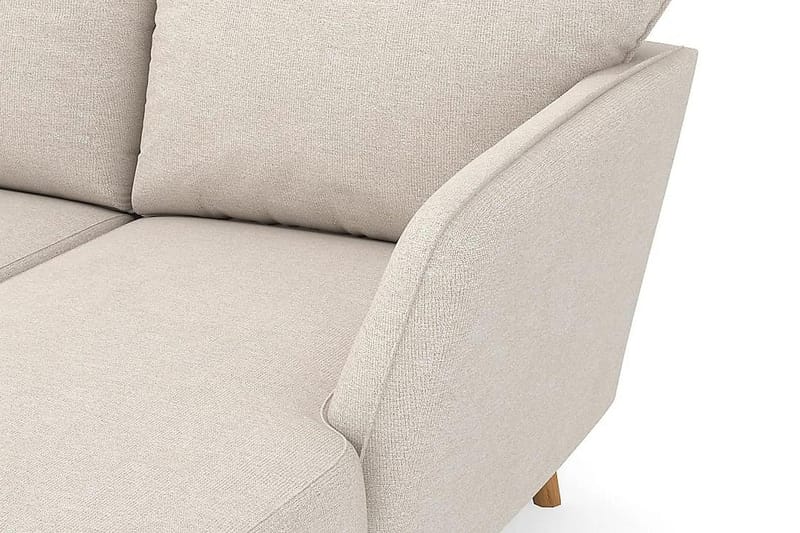 Trend Lyx 4-sits Högervänd U-formad Soffa med Divan och Schäslong i Tyg - Beige - Möbler - Soffa - U-soffa