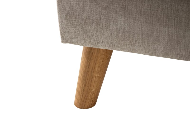 Trend Lyx 4-sits Högervänd U-formad Soffa med Divan och Schäslong i Tyg - Beige - Möbler - Soffa - U-soffa