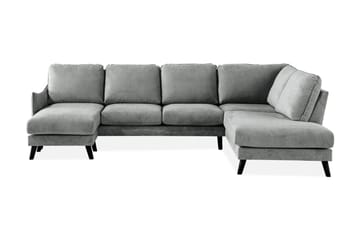 Trend Lyx 4-sits Högervänd U-formad Soffa med Divan och Schäslong i Tyg