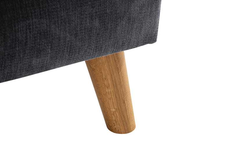 Trend Lyx 4-sits Högervänd U-formad Soffa med Divan och Schäslong i Tyg - Mörkgrå - Möbler - Soffa - U-soffa