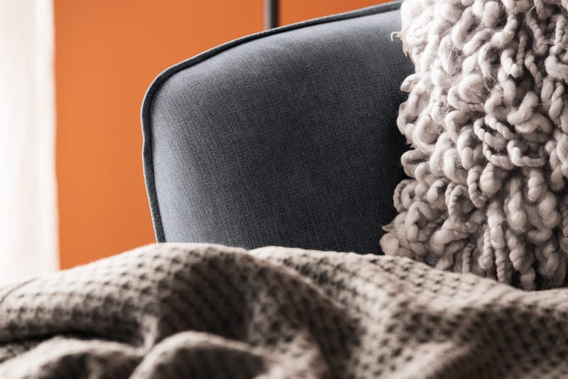 Trend Lyx 4-sits Högervänd U-formad Soffa med Divan och Schäslong i Tyg - Mörkgrå - Möbler - Soffa - U-soffa