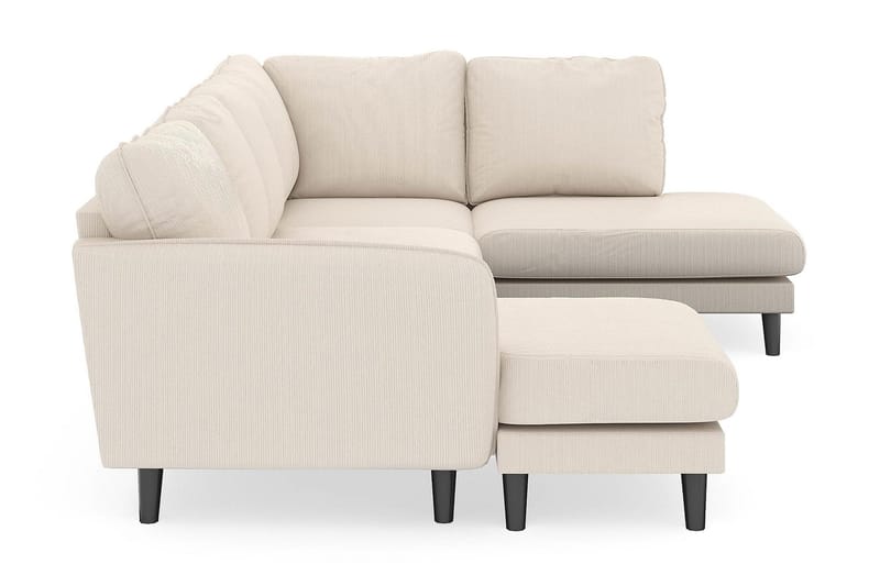 Trend Lyx 4-sits Vänstervänd U-formad Soffa med Divan och Schäslong i Manchester - Beige - Möbler - Soffa - U-soffa