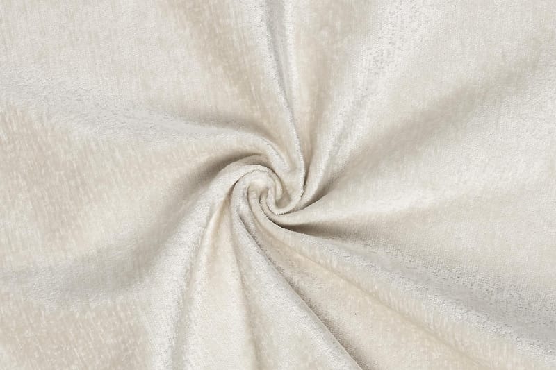 Trend Lyx 4-sits Vänstervänd U-formad Soffa med Divan och Schäslong i Sammet - Krämvit - Möbler - Soffa - U-soffa