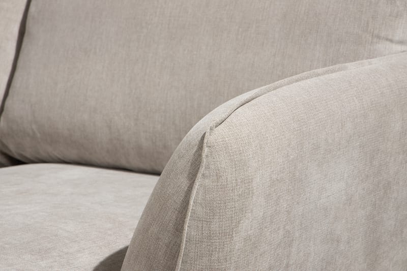 Trend Lyx 4-sits Vänstervänd U-formad Soffa med Divan och Schäslong i Tyg - Beige - Möbler - Soffa - U-soffa