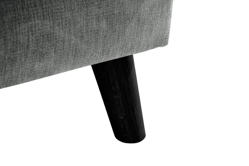 Trend Lyx 4-sits Vänstervänd U-formad Soffa med Divan och Schäslong i Tyg - Grå - Möbler - Soffa - U-soffa