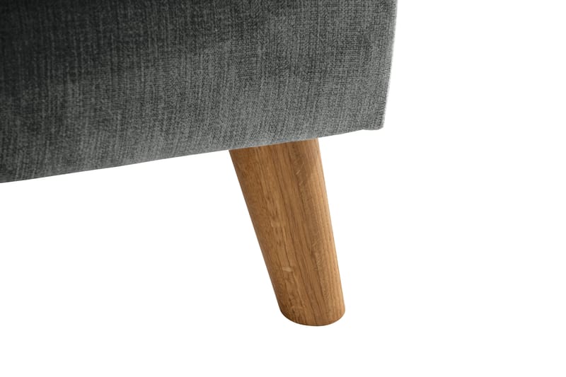 Trend Lyx 4-sits Vänstervänd U-formad Soffa med Divan och Schäslong i Tyg - Grå - Möbler - Soffa - U-soffa