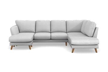 Trend Lyx 4-sits Vänstervänd U-formad Soffa med Divan och Schäslong i Tyg