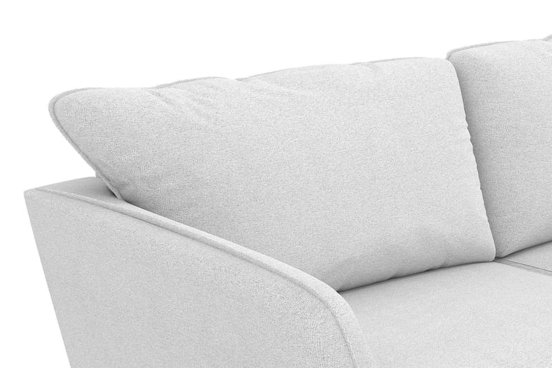 Trend Lyx 4-sits Vänstervänd U-formad Soffa med Divan och Schäslong i Tyg - Ljusgrå - Möbler - Soffa - U-soffa