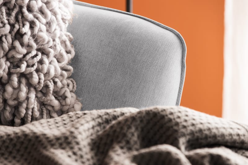 Trend Lyx 4-sits Vänstervänd U-formad Soffa med Divan och Schäslong i Tyg - Ljusgrå - Möbler - Soffa - U-soffa