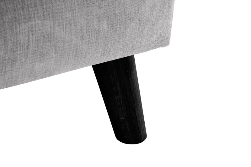 Trend Lyx 4-sits Vänstervänd U-formad Soffa med Divan och Schäslong i Tyg - Ljusgrå - Möbler - Soffa - U-soffa