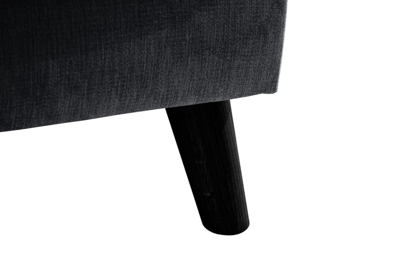 Trend Lyx 4-sits Vänstervänd U-formad Soffa med Divan och Schäslong i Tyg - Mörkgrå - Möbler - Soffa - U-soffa