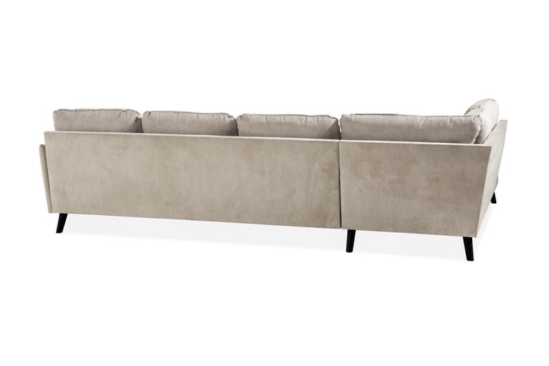 Trend Lyx U-soffa med Divan Höger - Beige/Svart - U-soffa