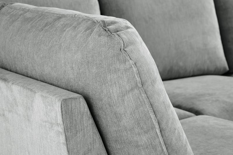 Trend Lyx U-soffa med Divan Höger - Grå/Svart - Möbler - Soffa - U-soffa
