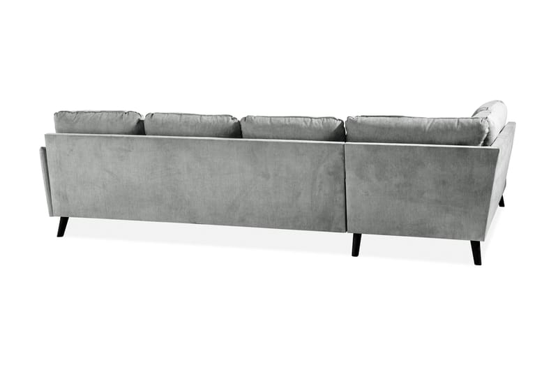 Trend Lyx U-soffa med Divan Höger - Grå/Svart - Möbler - Soffa - U-soffa