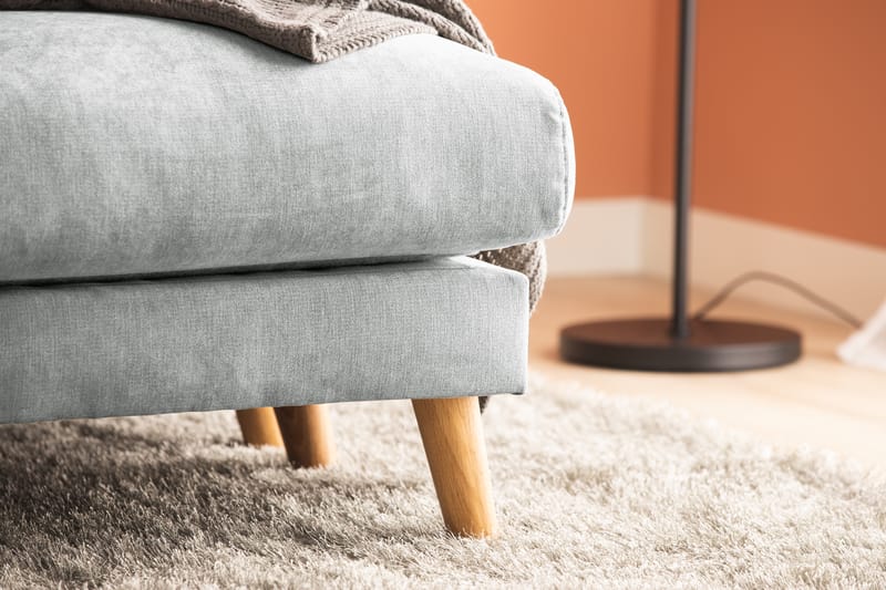 Trend Lyx U-soffa med Divan Höger - Grå/Svart - Möbler - Soffa - U-soffa