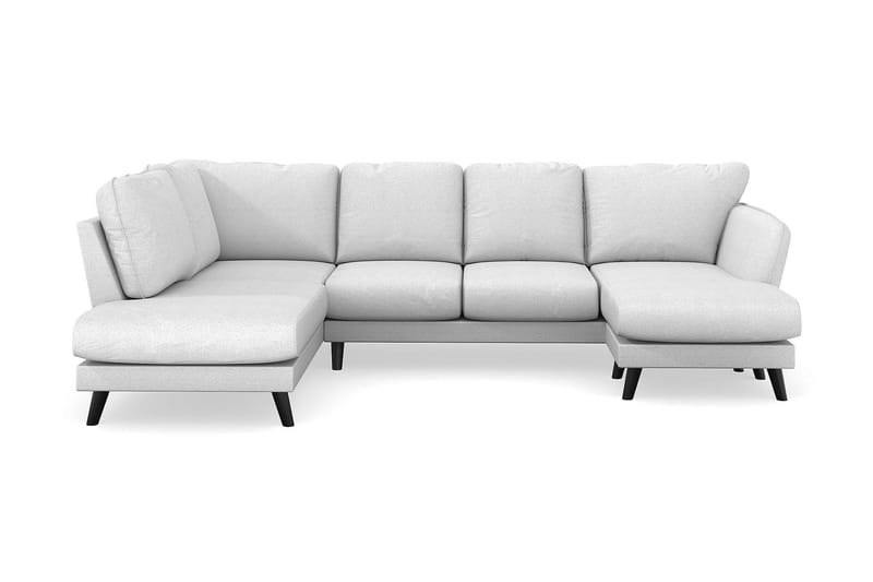 Trend Lyx U-soffa med Divan Höger - Ljusgrå - Möbler - Soffa - U-soffa