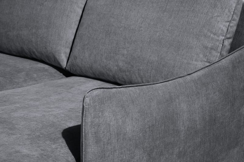 Trend Lyx U-soffa med Divan Höger - Mörkgrå/Ek - Möbler - Soffa - U-soffa