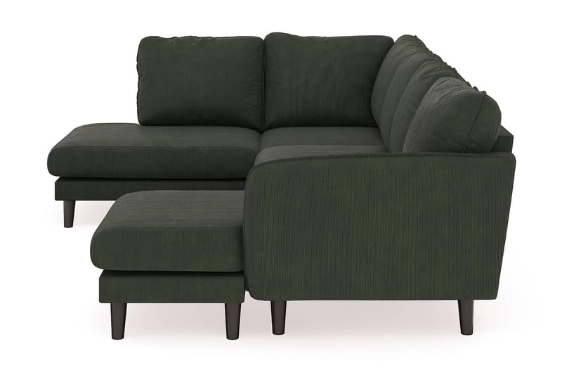 Trend Lyx U-soffa med Divan Höger - Mörkgrön Manchester - Möbler - Soffa - U-soffa