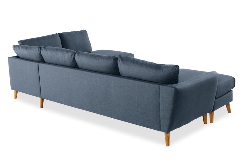 Trend U-soffa med Divan Vänster - Blå - U-soffa