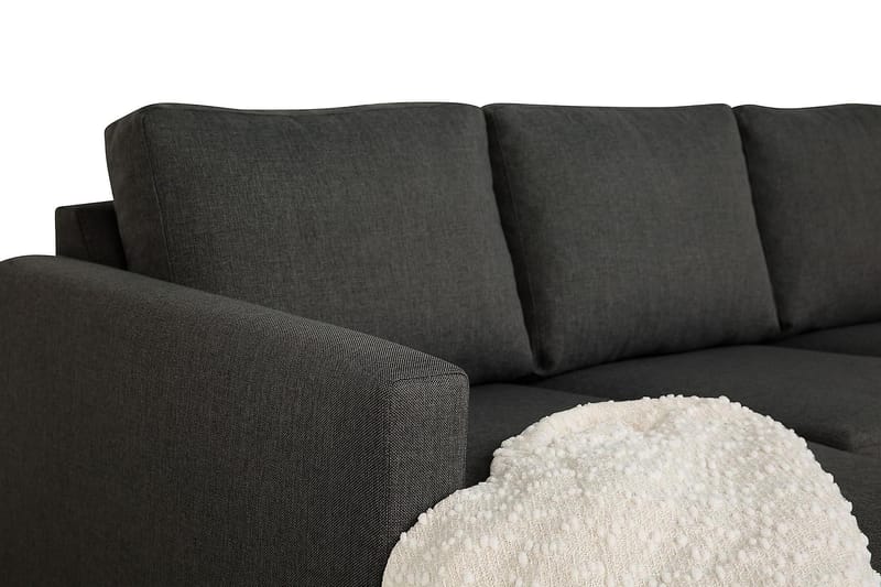 Zero U-soffa med Divan Vänster - Mörkgrå - U-soffa
