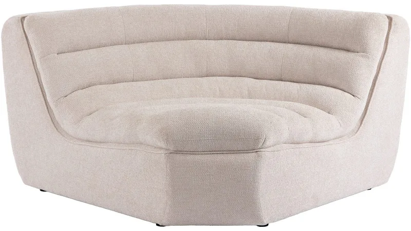 Valdoro Hörnmodul i tyg 179 cm - Beige - Möbler - Soffa - Hörnsoffa