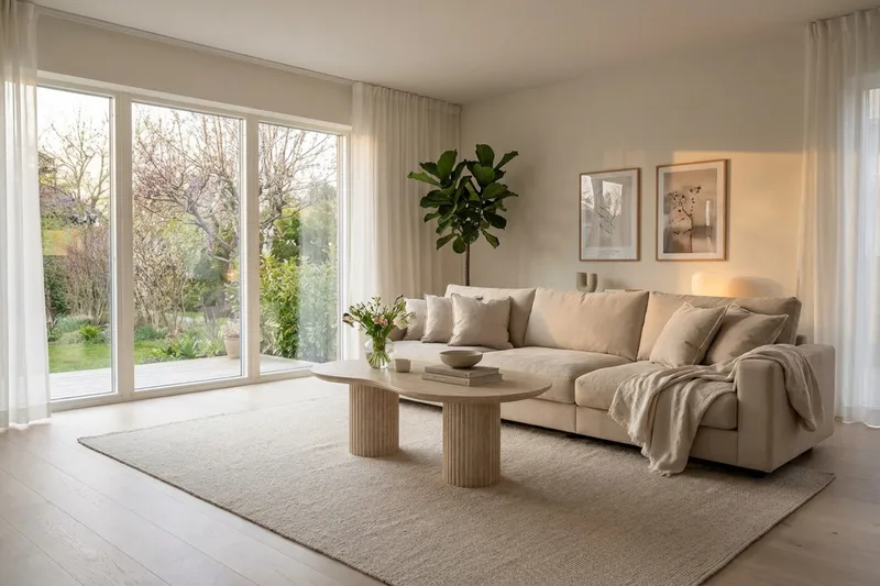 Valencia Extra Djup 3-sits Soffa i Chenille - Beige - Möbler - Soffa - 3 sits soffa