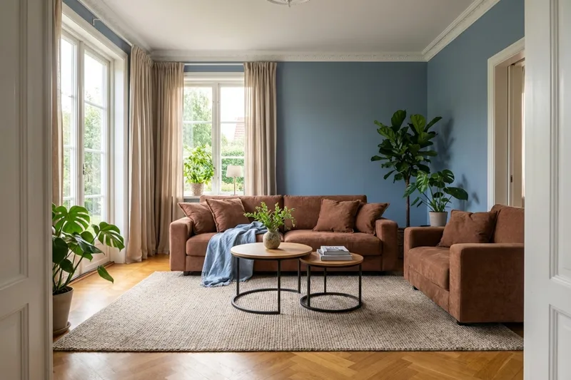 Valencia Extra Djup 3-sits Soffa i Chenille - Rostbrun - M öbler - Soffa - 3 sits soffa