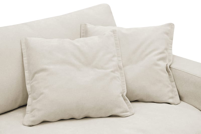 Valencia Extra Djup 3-sits Soffa med avtagbar och tvättbar klädsel - Beige - Möbler - Soffa - 3 sits soffa