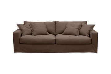 Valencia Extra Djup 3-sits Soffa med avtagbar och tvättbar klädsel