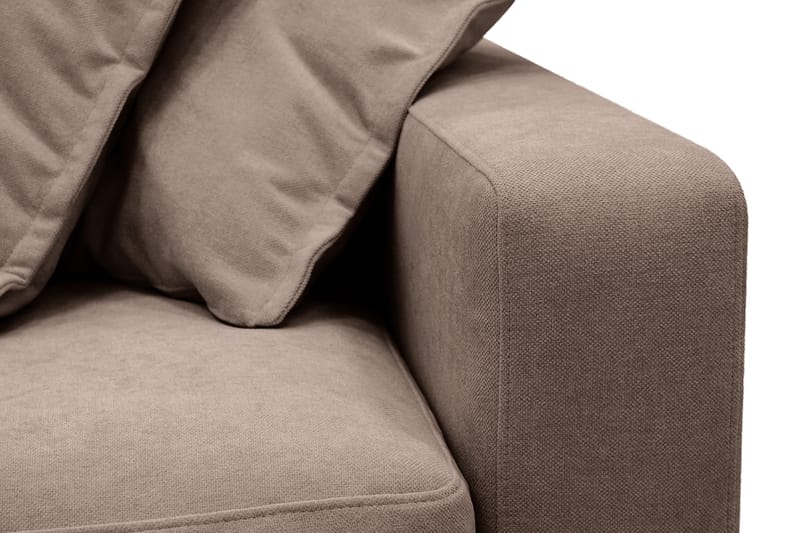 Valencia Extra Djup 3-sits Soffa med avtagbar och tvättbar klädsel - Mörkbrun - Möbler - Soffa - 3 sits soffa