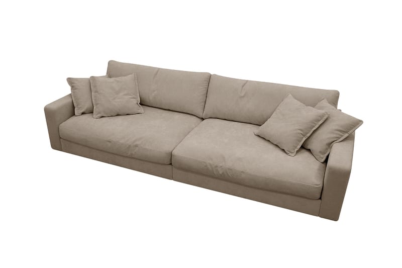 Valencia Extra Djup 4-sits Soffa i Chenille - Brun - Möbler - Soffa - 4 sits soffa