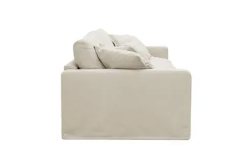 Valencia Extra Djup 4-sits Soffa i Chenille med Löst Överdrag - Beige - Möbler - Soffa - 4 sits soffa