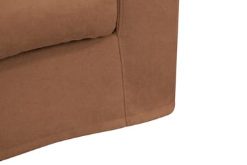Valencia Extra Djup 4-sits Soffa i Chenille med Löst Överdrag - Brun - Möbler - Soffa - 4 sits soffa