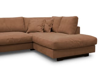 Valencia Soffgrupp Extra Djup 4-sits Schäslong Höger + Fåtölj - Rostbrun - Möbler - Soffa - Soffgrupp