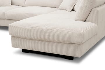 Valencia Soffgrupp Extra Djup 4-sits Schäslong Höger + Fotpall - Offwhite - Möbler - Soffa - Soffgrupp