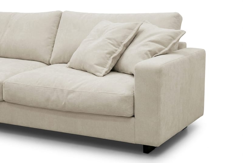 Valencia Soffgrupp Extra Djup 4-sits Schäslong Vänster + Fåtölj - Beige - Möbler - Soffa - Soffgrupp