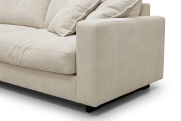 Valencia Soffgrupp Extra Djup 4-sits Schäslong Vänster + Fotpall - Beige - Möbler - Soffa - Soffgrupp