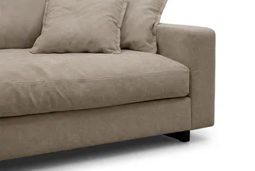 Valencia Soffgrupp Extra Djup 4-sits Soffa + Fotpall - Brun - Möbler - Soffa - Soffgrupp