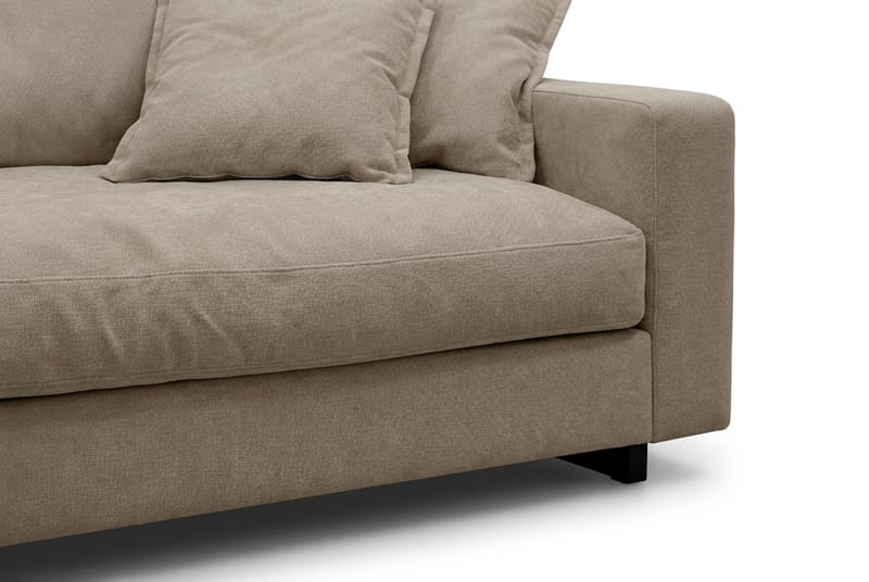 Valencia Soffgrupp Extra Djup 4-sits Soffa + Fotpall - Brun - Möbler - Soffa - Soffgrupp
