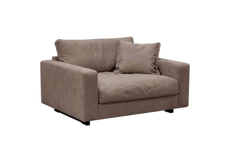 Valencia Soffgrupp Extra Djup 5-sits Soffa + Fåtölj i Chenille - Mörkbrun - Möbler - Soffa - Soffgrupp